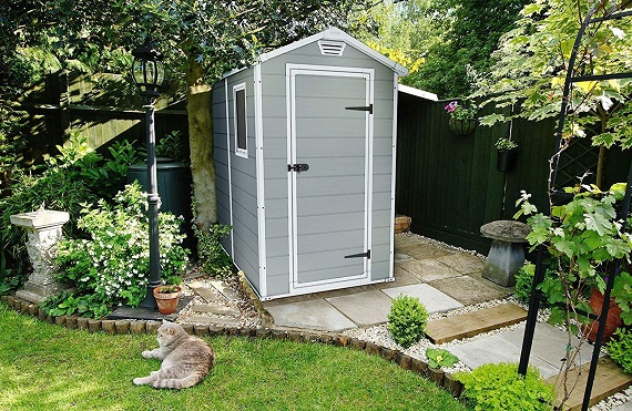 small shed in garden