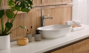Solid surface vanity tops