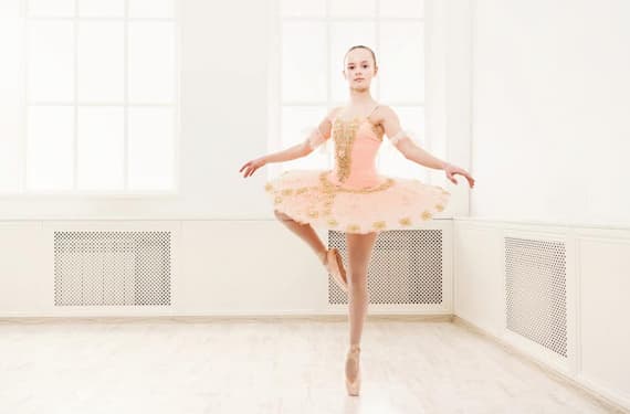 Dance costume for ballerina