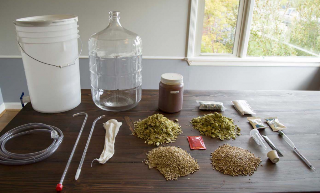 Homebrewing pale ale equipment