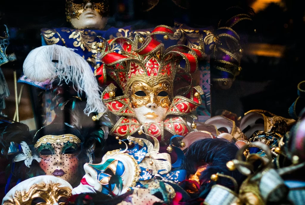 Venetian Style Carnival Mask