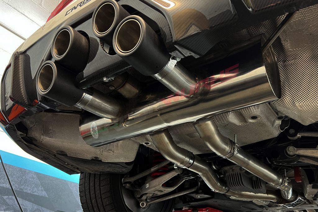 This type of exhaust system has been around since the early 1900s when large engines were first used on cars. The straight-through design helps improve performance and it has been widely used by many car companies such as Ford, Chevrolet and Buick. Dual exhausts are often found on high-performance cars such as Lamborghini or Ferrari because they provide more power than other types of racing exhausts. 