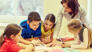 interactive learning with teaching aid
