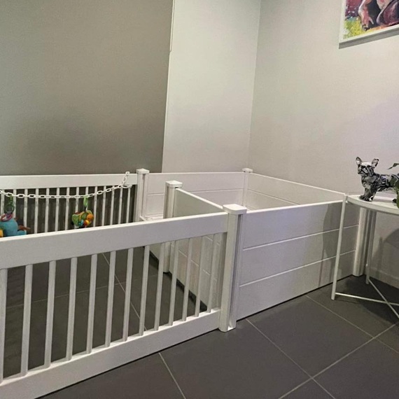 VEBO PVC Whelping Box & Playpen Kit for Dogs