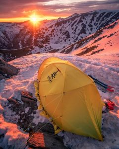 Winter camping tent