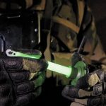 person using chemlight