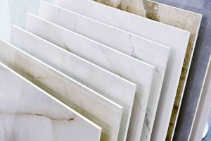 various types of porcelain tiles