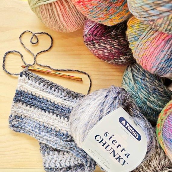 Patons 150g "Sierra Chunky" Wool & Acrylic Blend Yarn